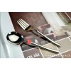 法国月光不锈钢餐具 中西餐用品 服务叉勺 公用叉勺 食品用品