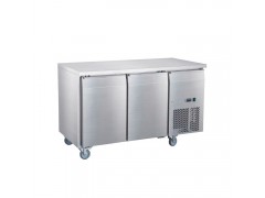 科瑞森双门商用不锈钢酒店厨房卧式冷藏平台柜