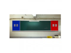 深圳磁性左右移动推拉板移动软木展板 黑板 教学粉笔板