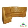 深圳西餐厅沙发美式复古半圆卡座沙发专业定制