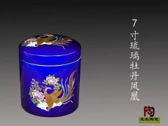 外贸陶瓷骨灰盒生产厂家，景德镇高温陶瓷骨灰盒批发价格