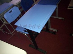 塑钢优质学生课桌椅，广东鸿美佳厂家直销塑钢学生课桌椅