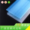 上海捷耐厂家直销 车棚雨棚蓝色 4mm双层阳光板