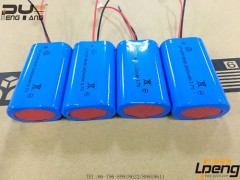 力鹏 厂家 供应3.7v18650两并锂电池组2400mah