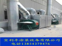 唐山市塑料颗粒废气处理设备 喷淋塔 活性炭环保箱 宝利丰
