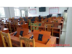 中国广东翻转电脑桌 江门会议电教室翻盖式电脑桌