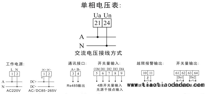 单相电压表1