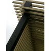 铝方通天花吊顶 木纹铝方管隔断铝合金方通