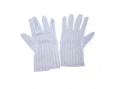 厂家直销防静电条纹手套一次性PVC手套乳胶手套无尘舒适耐洗涤