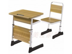 钢木学生课桌椅，广东鸿美佳生产提供钢木学生课桌椅