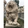 石雕动物威武狮子雕塑工艺品