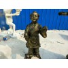 玻璃钢古代儿童人物雕塑