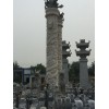 大型石雕蟠龙石柱公园广场雕塑