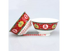 景德镇陶瓷寿碗定制，纪念父母八十寿辰寿碗