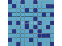 金弘盛供应蓝色游泳池马赛克拼图马赛克瓷砖