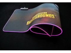 RGB发光软垫游戏鼠标垫LED幻彩软边游戏鼠标垫厂家