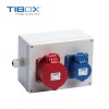 TIBOX戶外防水防塵 插座箱批發定制配電箱殼體絲印接線盒