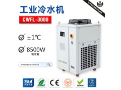 特域冷水机冷却3kw防护型超高速光纤激光切割机，更专业