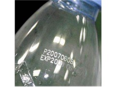 塑料矿泉水瓶标识激光打标