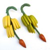绿霸厂家供应直销，仿真芭蕉果串假香蕉果实 仿真香蕉果实道具