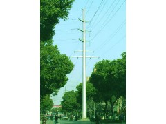吉林市10米10kv电力钢杆 钢桩基础 钢杆价格