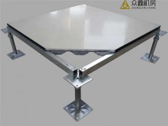 西安众鑫机房全铝防静电地板性能介绍
