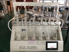 江西智能一体化蒸馏装置CYZL-6Y食品二氧化硫萃取