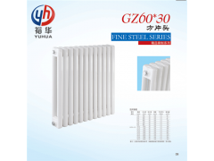 GZ206钢二柱暖气片的内部结构_裕圣华品牌