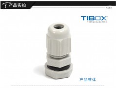 TIBOX尼龙PG型电缆防水接头塑料固定头葛兰头PG7工厂