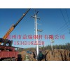 南宁市 10kv电力线路架线直线钢杆 耐张钢杆