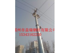 南宁市 双回路35kv电力钢管杆 电力钢管杆图纸 基础打桩