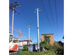 安宁市66千伏电力输电 单回路电力钢杆 双回路电力钢杆