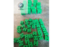 绿色高分子耐磨块滑块垫块 机加工塑料异型件来图定做