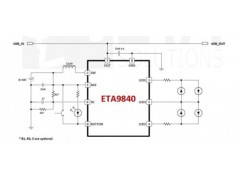 ETA9840，充电输入5V/3A,升压放电2.4A移动电源