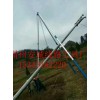 保山市山区立电线杆工具15米三脚架立杆机 铝合金轻便快速立杆