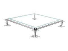 立品地板 厂家玻璃架空地板 钢化玻璃板 玻璃透明地板的优点