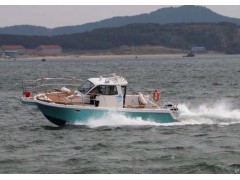 黄骅专业海钓33尺快艇玻璃钢钓鱼船