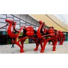 金華不銹鋼鏤空駱駝動物雕塑 大型景觀直銷廠家