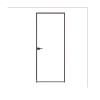 重庆网红简约窄边平开门铝镁合金卫生间门极窄边框厨房室内门定制