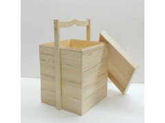 中式食盒实木手提盒定制提盒茶具盒
