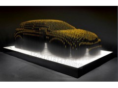邵阳金属切片组合汽车雕塑 展示大厅跑车模型观赏摆件