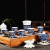 新中式陶瓷茶具礼品，博物馆庆典礼品骨瓷茶具印字