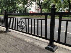 广州市政护栏定制 雕刻地标式栅栏 道路隔离栏杆