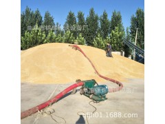 农用小型吸麦机 马路收粮用 8米长软管上料机 红色软管车载式