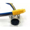 科迎法7/8-3孔式防水插头 7/8传感器电缆电源连接器