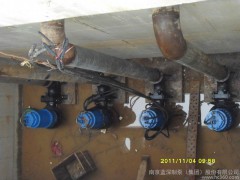 南京蓝深制泵80WQ20-25-4潜污泵配套自耦装置与导杆