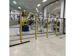 围栏厂家供应车间防护栏机器人防护围栏全喷塑焊接结构